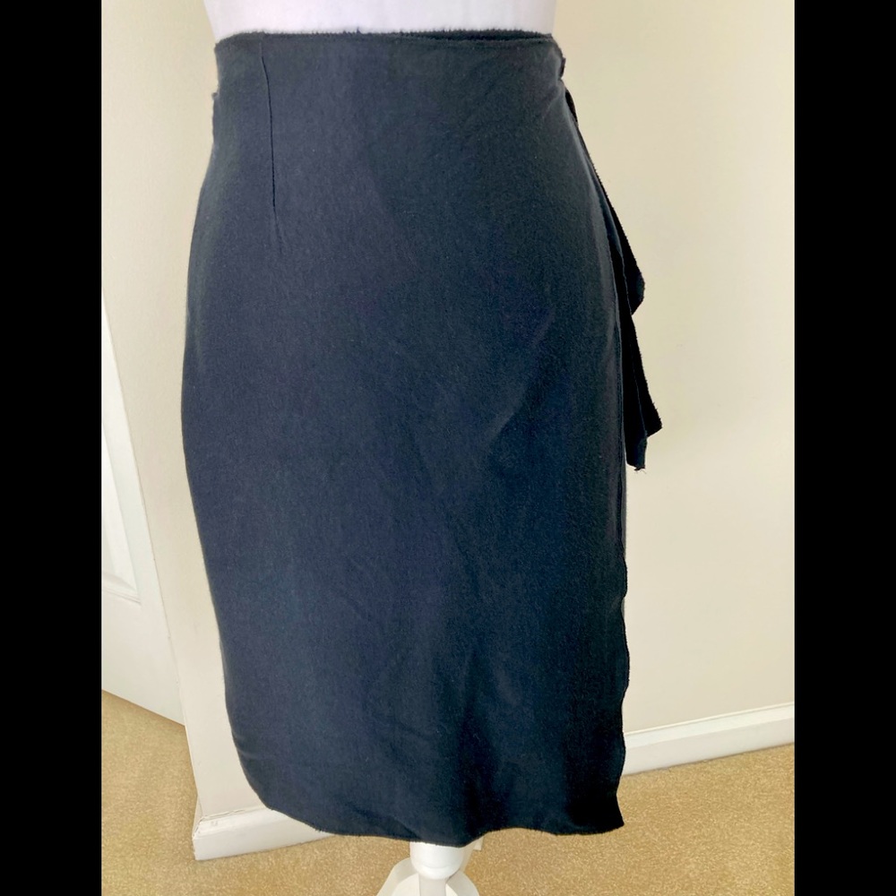J Crew Black Sarong Skirt NWT - Size M